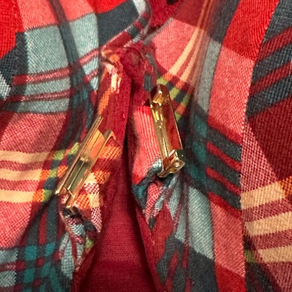 Cacique Lane Bryant Red Bra Front Closure Adorable Back with Lace 42DD NWOT - Picture 9 of 12